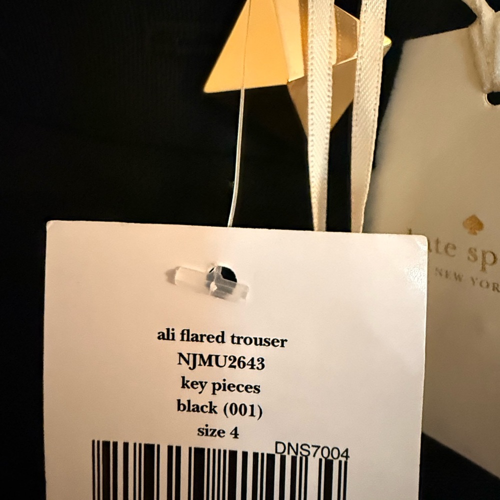 Kate Spade Classic Black Flare Pants - Picture 6 of 6